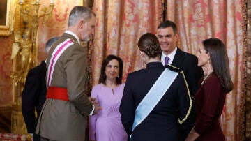 Sánchez y Felipe VI coinciden en el primer acto institucional del año