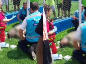 Muere un jugador de fútbol en pleno partido en Perú