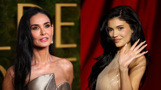 Demi Moore y Kylie Jenner Demi Moore y Kylie Jenner