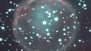 Imagen de la nebulosa planetaria WeSb1 Imagen de la nebulosa planetaria WeSb1