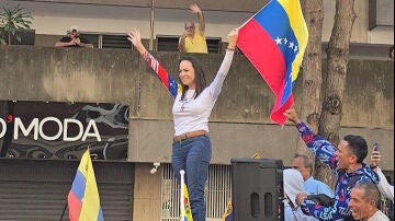 María Corina Machado reaparece en Caracas