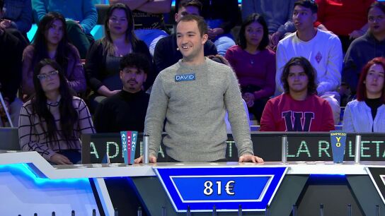 David le dedica la frase del panel a Jorge Fern&aacute;ndez: &ldquo;Tu presencia da belleza y color a mi vida&rdquo;