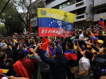 Imagen de las manifestaciones a favor de Edmundo González.