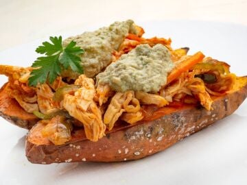 Una receta saludable con ingredientes 100% naturales: boniato con pollo y verduras, de Karlos Argui&ntilde;ano