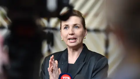 Imagen de Mette Frederiksen, primera ministra de Dinamarca. Imagen de Mette Frederiksen, primera ministra de Dinamarca.