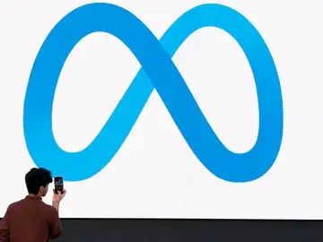 Logotipo de Meta, la compañía de Mark Zuckerberg Logotipo de Meta, la compañía de Mark Zuckerberg