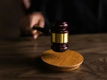 Imagen de archivo de un juicio. Imagen de archivo de un juicio.