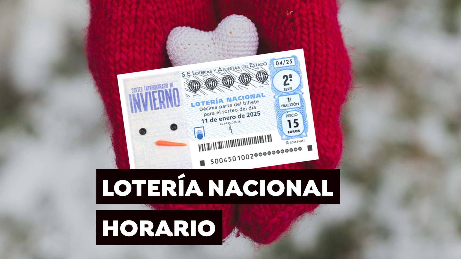 Horario y dónde ver el Sorteo Extraordinario de Invierno de la Lotería Nacional del sábado 11 de enero Horario y dónde ver el Sorteo Extraordinario de Invierno de la Lotería Nacional del sábado 11 de enero