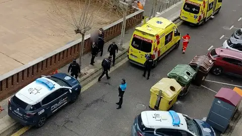 Imagen de la escena del crimen. Imagen de la escena del crimen.