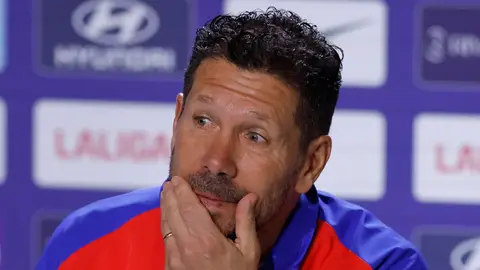 Simeone, en rueda de prensa Simeone, en rueda de prensa
