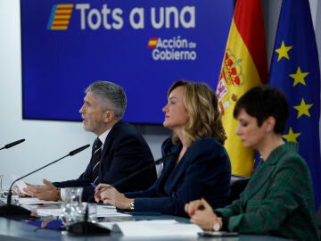 Rueda de prensa tras el Consejo de Ministros