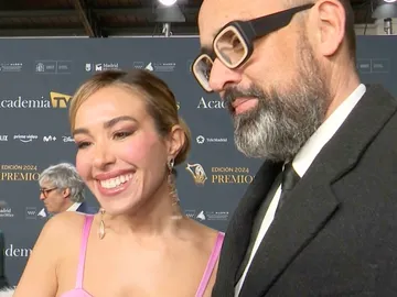 Grecia Castta y Risto Mejida en los Premios Iris Grecia Castta y Risto Mejida en los Premios Iris