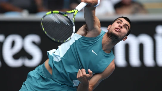 Antena 3 Deportes (15-01-25) Alcaraz arrasa a Nishioka y firma su set más rápido en un Grand Slam Antena 3 Deportes (15-01-25) Alcaraz arrasa a Nishioka y firma su set más rápido en un Grand Slam