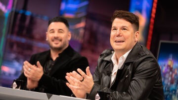 Andy y Lucas en el plató de El Hormiguero