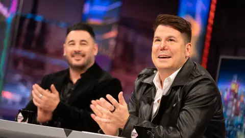 Andy y Lucas en el plató de El Hormiguero Andy y Lucas en el plató de El Hormiguero