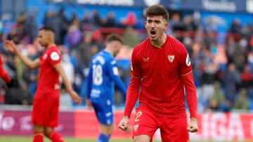 Kike Salas, en un partido liguero contra el Getafe