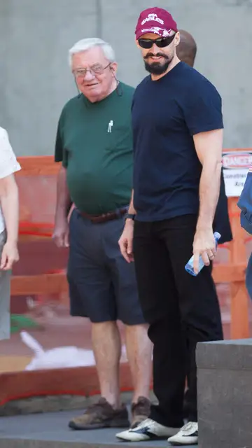 Hugh Jackman y su padre Christopher Hugh Jackman y su padre Christopher