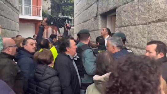 Desalojo okupas en Combarro