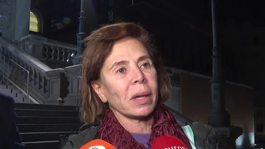 Ágatha Ruiz de la Prada en el funeral de Álvaro Entrecanales Ágatha Ruiz de la Prada en el funeral de Álvaro Entrecanales