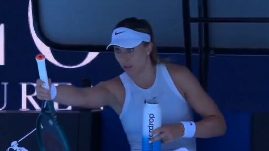 El gesto de Paula Badosa en el duelo ante Kostyuk