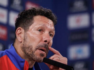 Diego Pablo Simeone en rueda de prensa