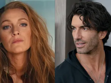 Blake Lively y Justin Baldoni en It End with Us Blake Lively y Justin Baldoni en It End with Us