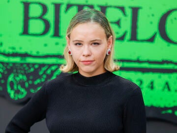 Almudena Lapique, en un estreno en Madrid