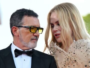 Antonio Banderas y Nicole Kidman en Venecia presentando Babygirl