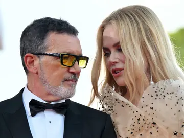 Antonio Banderas y Nicole Kidman en Venecia presentando Babygirl Antonio Banderas y Nicole Kidman en Venecia presentando Babygirl