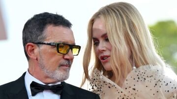 Antonio Banderas y Nicole Kidman en Venecia presentando Babygirl