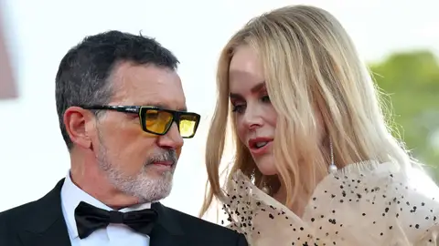 Antonio Banderas y Nicole Kidman en Venecia presentando Babygirl Antonio Banderas y Nicole Kidman en Venecia presentando Babygirl