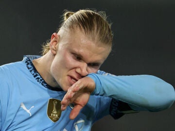 Erling Haaland con el Manchester City