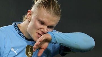 Erling Haaland con el Manchester City