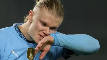 Erling Haaland con el Manchester City Erling Haaland con el Manchester City