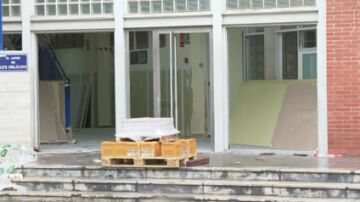 Obras en un colegio de Alfafar