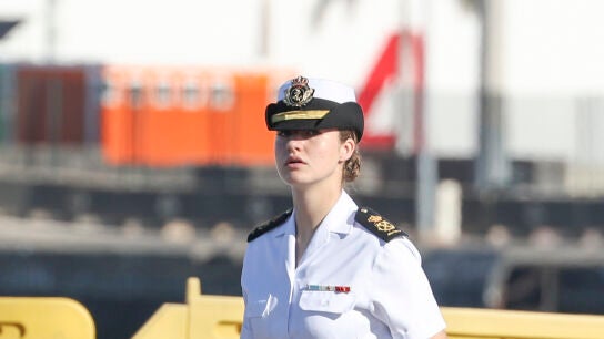 La princesa Leonor llega a Las Palmas de Gran Canaria