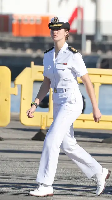 La princesa Leonor llega a Las Palmas de Gran Canaria La princesa Leonor llega a Las Palmas de Gran Canaria