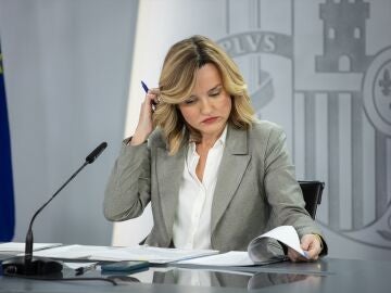 La ministra de Educación, Formación Profesional y Deportes, Pilar Alegría,