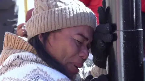 Dolor y lágrimas en la frontera con México tras las primeras medidas de Trump Dolor y lágrimas en la frontera con México tras las primeras medidas de Trump