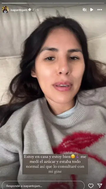 Isa Pantoja cuenta cómo se encuentra Isa Pantoja cuenta cómo se encuentra