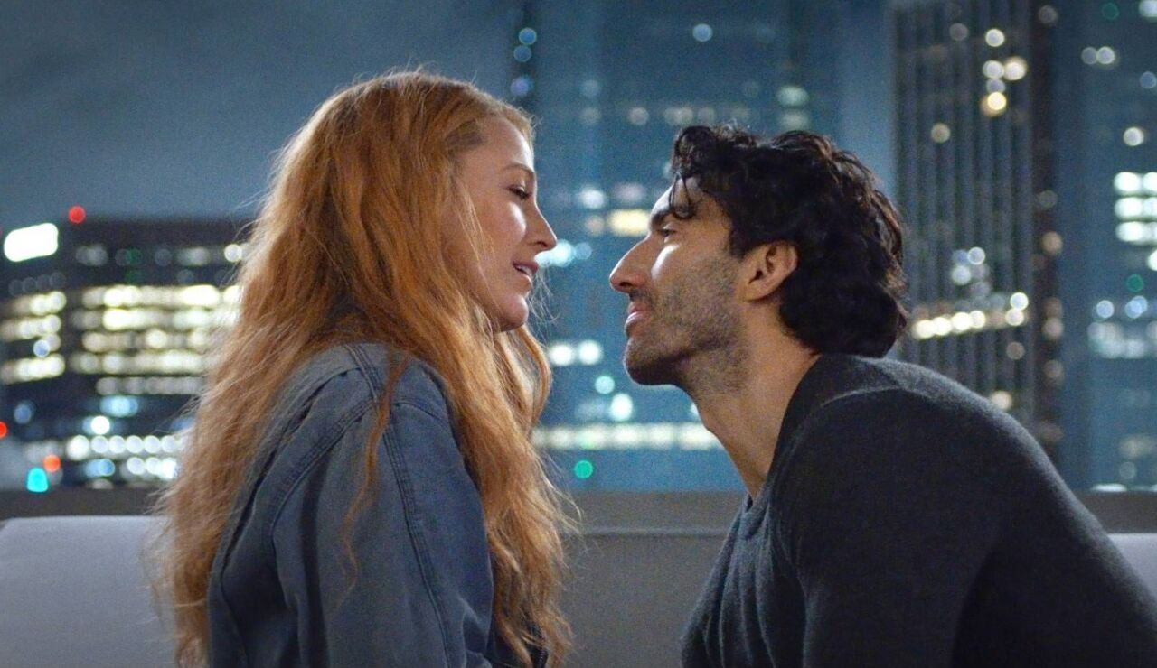 Justin Baldoni y Blake Lively en It Ends with Us