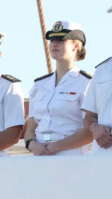 La princesa Leonor llega a Las Palmas de Gran Canaria La princesa Leonor llega a Las Palmas de Gran Canaria