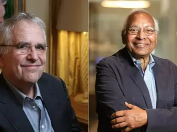 Los profesores Anil K. Jain y Michael I. Jordan Los profesores Anil K. Jain y Michael I. Jordan