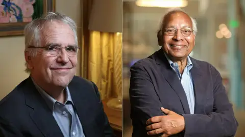 Los profesores Anil K. Jain y Michael I. Jordan Los profesores Anil K. Jain y Michael I. Jordan