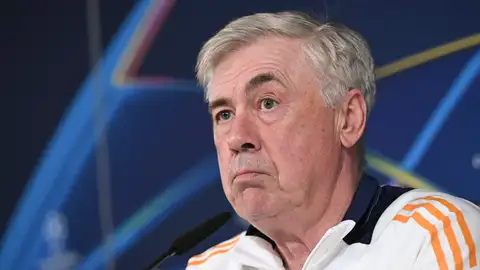 Ancelotti en rueda de prensa Ancelotti en rueda de prensa