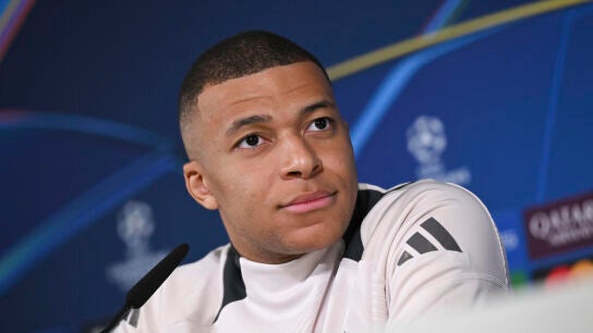 Kylian Mbapp&eacute; en rueda de prensa