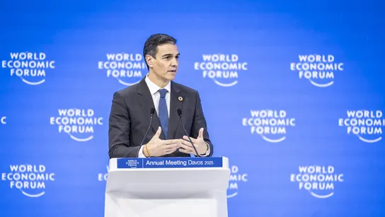 Pedro Sánchez en el Foro de Davos Pedro Sánchez en el Foro de Davos