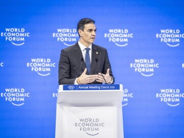 Pedro Sánchez en el Foro de Davos