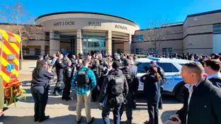 Escuela secundaria Antioch donde se ha producido el tiroteo Escuela secundaria Antioch donde se ha producido el tiroteo