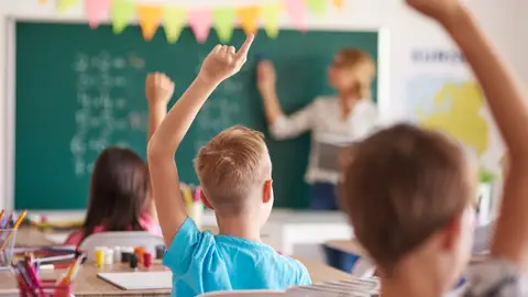 Aula de una colegio Aula de una colegio